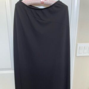 INC black maxi skirt with side slit